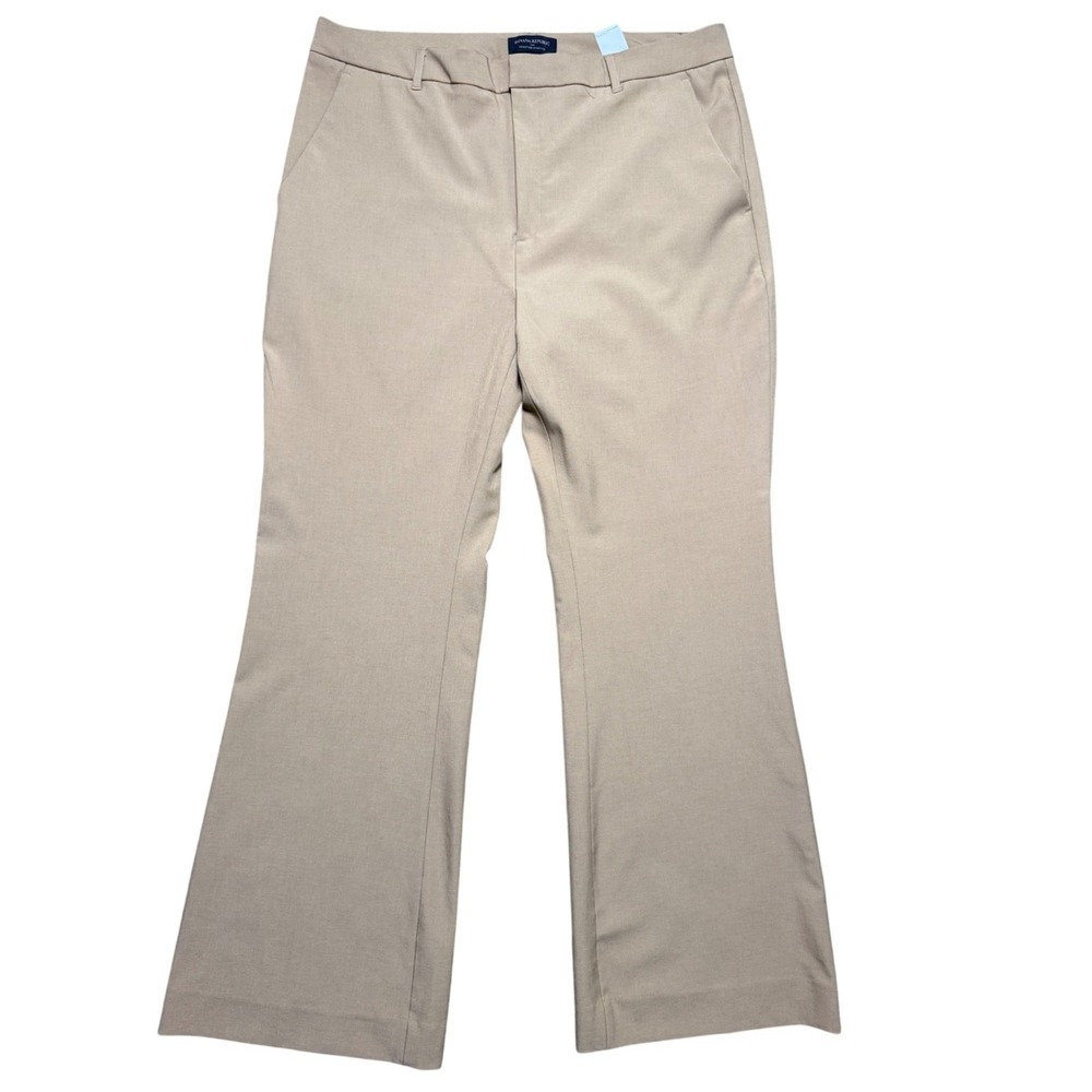 Banana Republic Pants Women 16 HR Bootcut 365 Tan Sculpted Stretch EUC